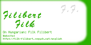 filibert filk business card